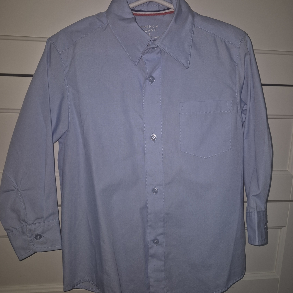Boys Blue Dress Shirt